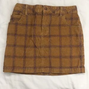 Plaid skirt